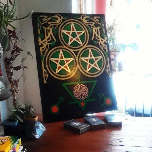 Three of Pentacles (ETA Tarot)